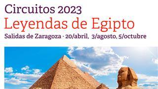 OFERTA LEYENDAS DE EGIPTO SALIDAS EL 20 DE ABRIL, 3 AGOSTO Y 5 OCTUBRE