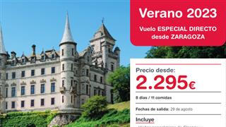 OFERTA CIRCUITO MARAVILLAS DE ESCOCIA DESDE ZARAGOZA