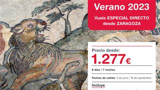 OFERTA CIRCUITO GRAN TOUR DE SILICIA DESDE ZARAGOZA