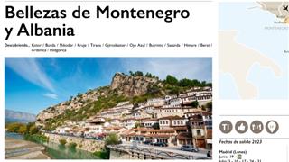 OFERTA BELLEZAS DE MONTENEGRO y ALBANIA SALIDA EL 1 DE AGOSTO DESDE ZARAGOZA
