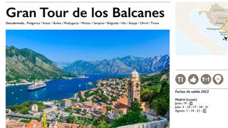 OFERTA GRAN TOUR DE LOS BALCANES SALIDA EL 1 DE AGOSTO DESDE ZARAGOZA