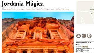 OFERTA JORDANIA MÁGICA CON VUELOS DIRECTOS DESDE ZARAGOZA