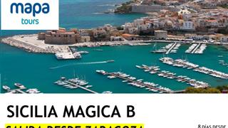 OFERTA SICILIA MÁGICA EN VUELO DIRECTO DESDE ZARAGOZA. Única salida el 9 de OCTUBRE
