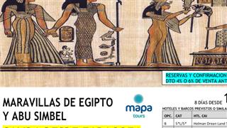 OFERTA MARAVILLAS DE EGIPTO Y ABU SIMBEL DESDE ZARAGOZA