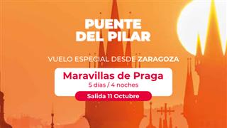 OFERTA PRAGA PUENTE DEL PILAR. SALIDA EL11 DE OCTUBRE DESDE ZARAGOZA