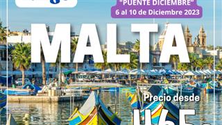 OFERTA ESPECIAL MALTA PUENTE DE DICIEMBRE VUELO DIRECTO DESDE ZARAGOZA