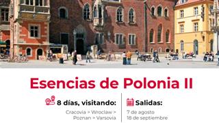 OFERTA ESTE VERANO ESENCIAS DE POLONIA DESDE ZARAGOZA