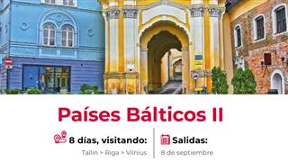 OFERTA ESTE VERANO PAÍSES BÁLTICOS DESDE ZARAGOZA