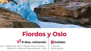 OFERTA ESTE VERANO FIORDOS Y OSLO DESDE ZARAGOZA