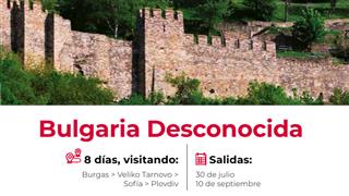 OFERTA ESTE VERANO BULGARIA DESCONOCIDA DESDE ZARAGOZA