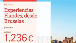 OFERTA BRUSELAS EXPERIENCIAS DE FLANDES DESDE ZARAGOZA PUENTE DE DICIEMBRE